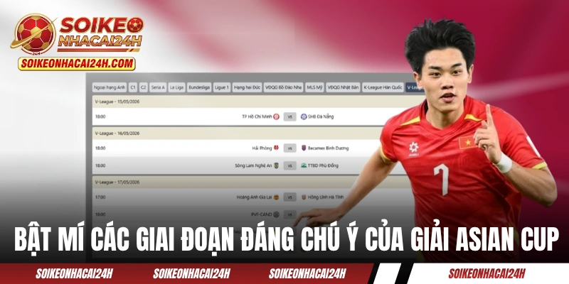 Lịch Thi Đấu Asian Cup 2027 - Cập Nhật Lịch Trình Liên Tục Bật mí các giai đoạn đáng chú ý của giải Asian Cup