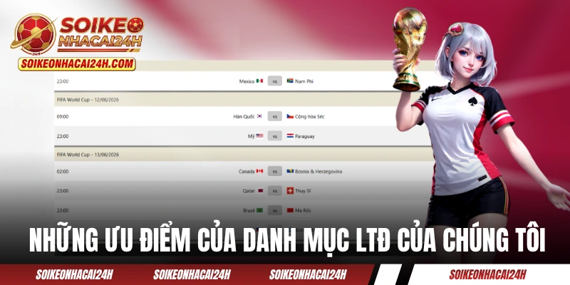 Lịch Thi Đấu - Cập Nhật Lịch Trình Của 14 Giải Đấu Lớn Những ưu điểm của danh mục LTĐ của chúng tôi
