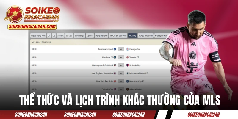 Lịch Thi Đấu MLS - Theo Sát Lịch Trình Giải Nhà Nghề Mỹ Thể thức và lịch trình khác thường của MLS