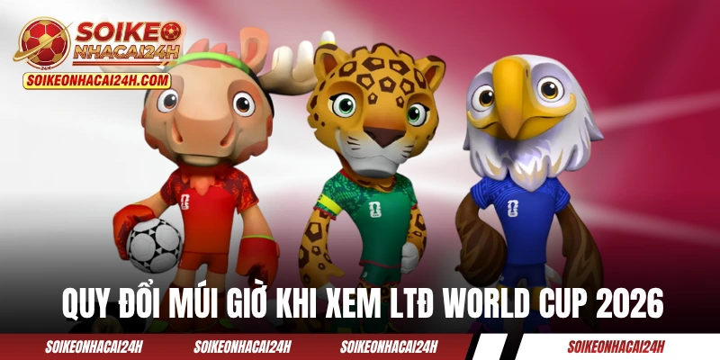 Lịch Thi Đấu World Cup 2026 - Kỷ Nguyên Mới Bắt Đầu! Hướng dẫn quy đổi múi giờ khi xem lịch thi đấu World Cup 2026