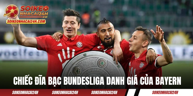 Bayern Munich - Từ Thời Kỳ Đen Tối Đến “Hùm Xám” Ngạo Nghễ Chiếc đĩa bạc Bundesliga danh giá của Bayern Munich
