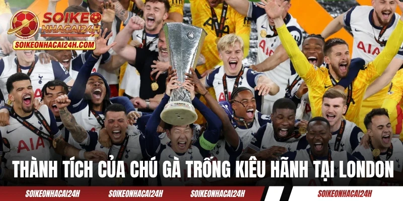 Tottenham - Hành Trình Của Chú Gà Trống Kiêu Hãnh Bắc London Thành tích của chú gà trống kiêu hãnh tại London